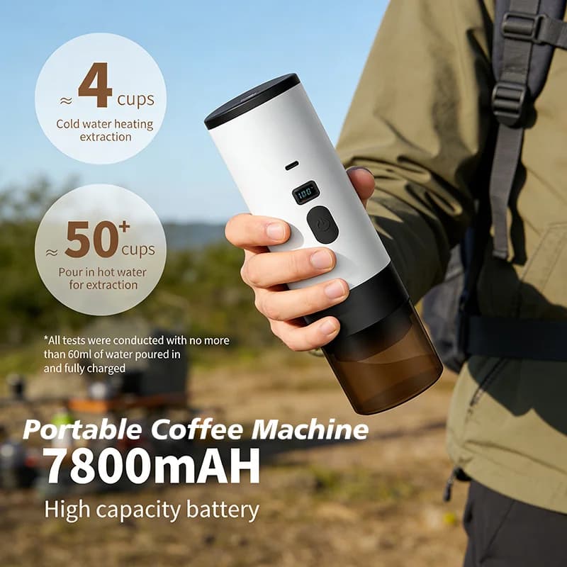 Prijenosni električni aparat za kavu 7800mAh